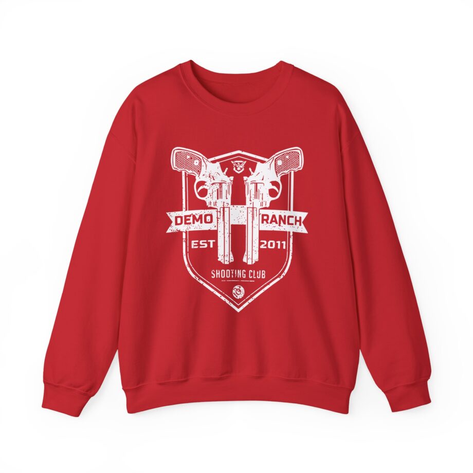 Demo Ranch Shooting Club Pocket Unisex Heavy Blend Crewneck Sweatshirt