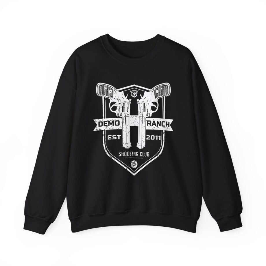 Demo Ranch Shooting Club Pocket Unisex Heavy Blend Crewneck Sweatshirt