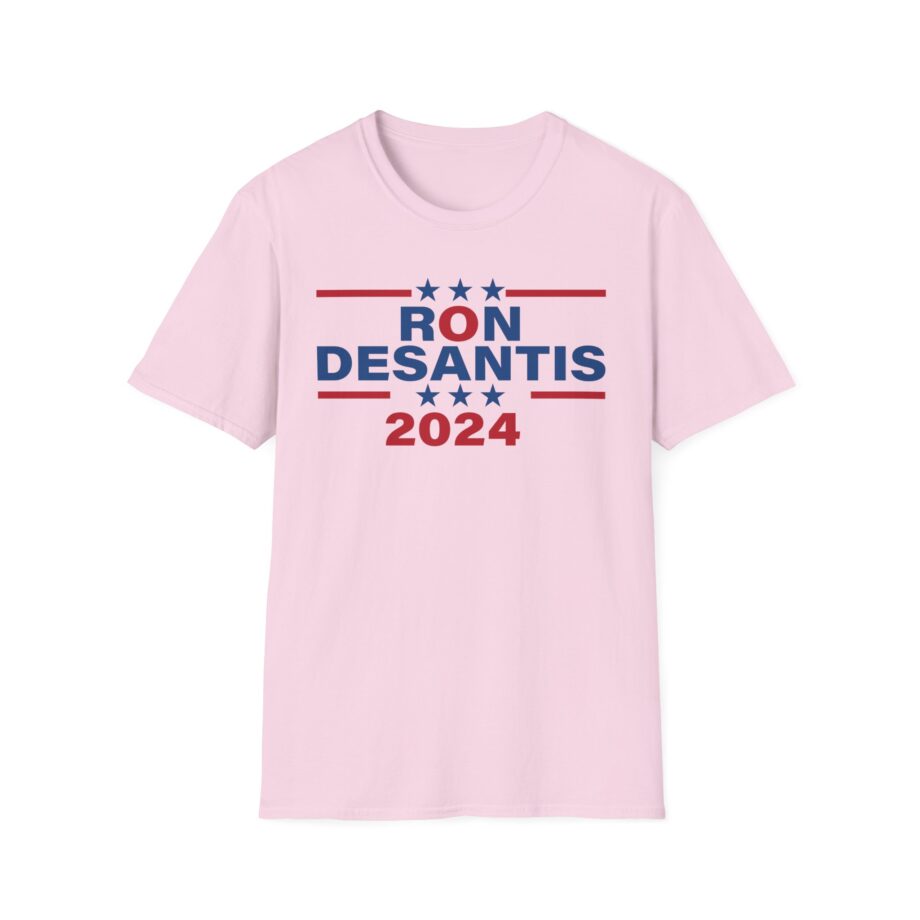 Ron Desantis Election 2024 Triple Stars Unisex Softstyle T-shirt