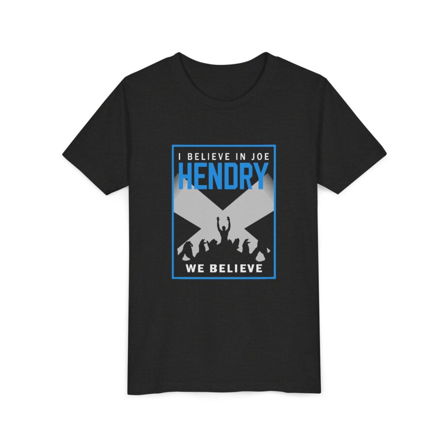 I Believe in Joe Hendry We Believe Youth Short Sleeve Tee