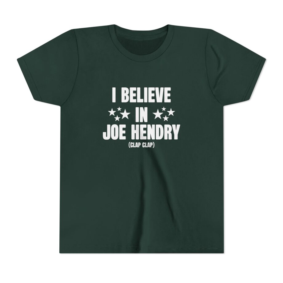 I Believe in Joe Hendry Youth Short Sleeve Tee