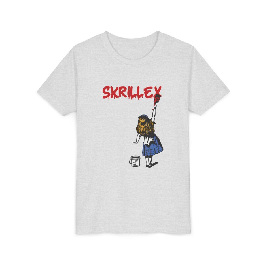 skrillex red girl Graphic Short Sleeve Tee