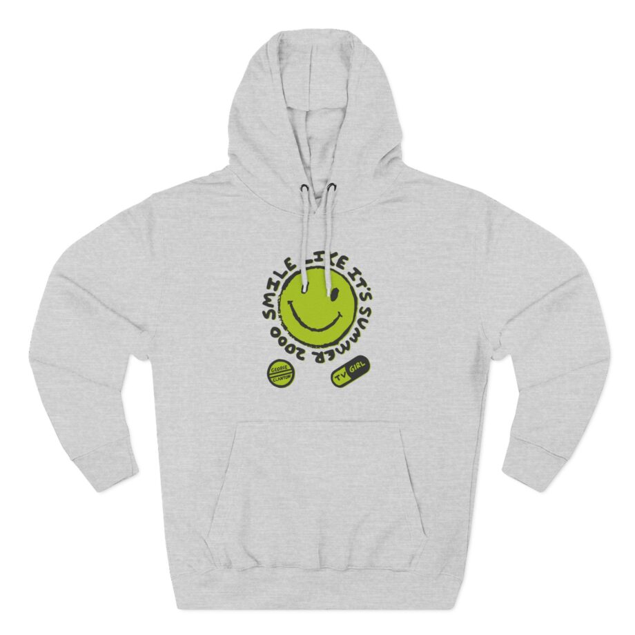 Tv Girl Smile Like It's Summer 2000 Three-Panel Fleece Hoodie