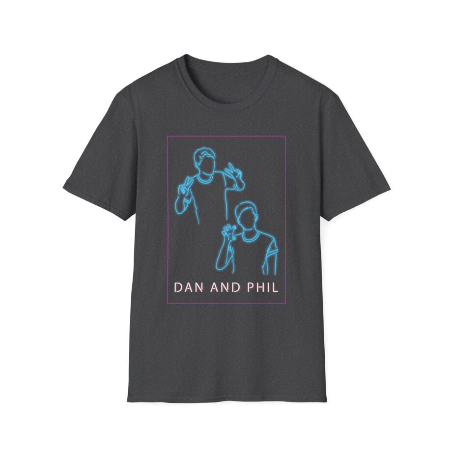 Dan And Phil Neon Unisex Softstyle T-Shirt