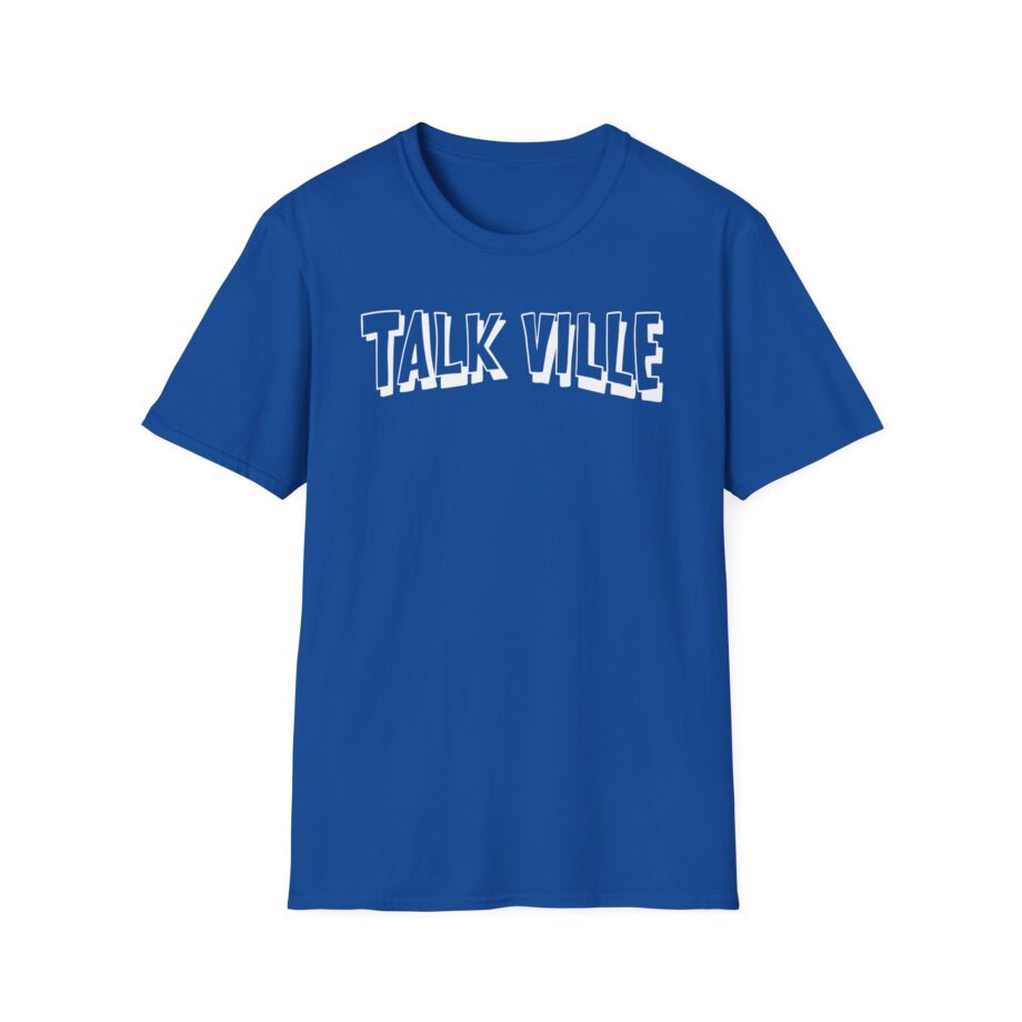 Talkville White Unisex Softstyle T-shirt