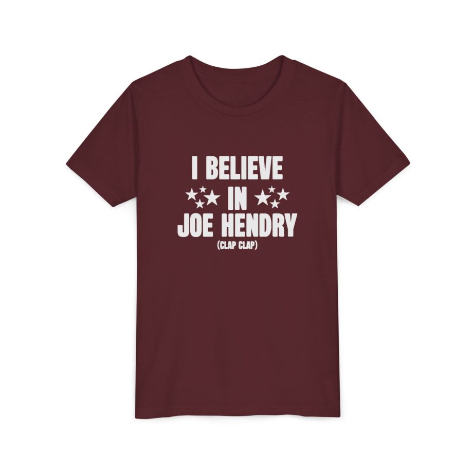 I Believe in Joe Hendry Youth Short Sleeve Tee