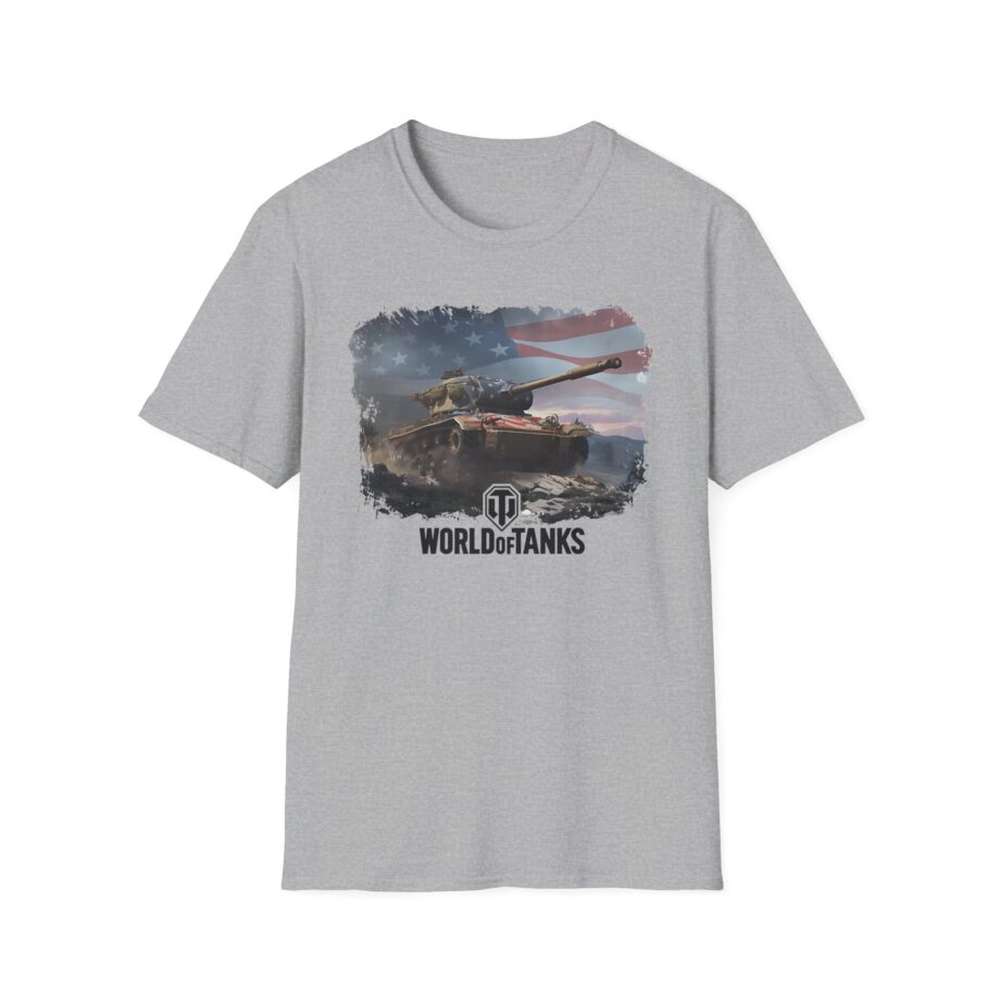 World of Tank Wot July 4th T78 Unisex Softstyle T-Shirt