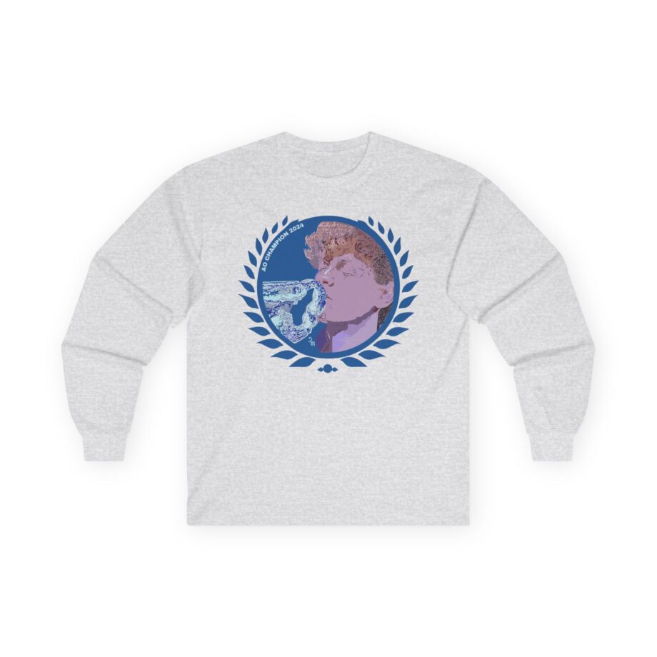 Jannik Sinner AO Champion Unisex Ultra Cotton Long Sleeve Tee