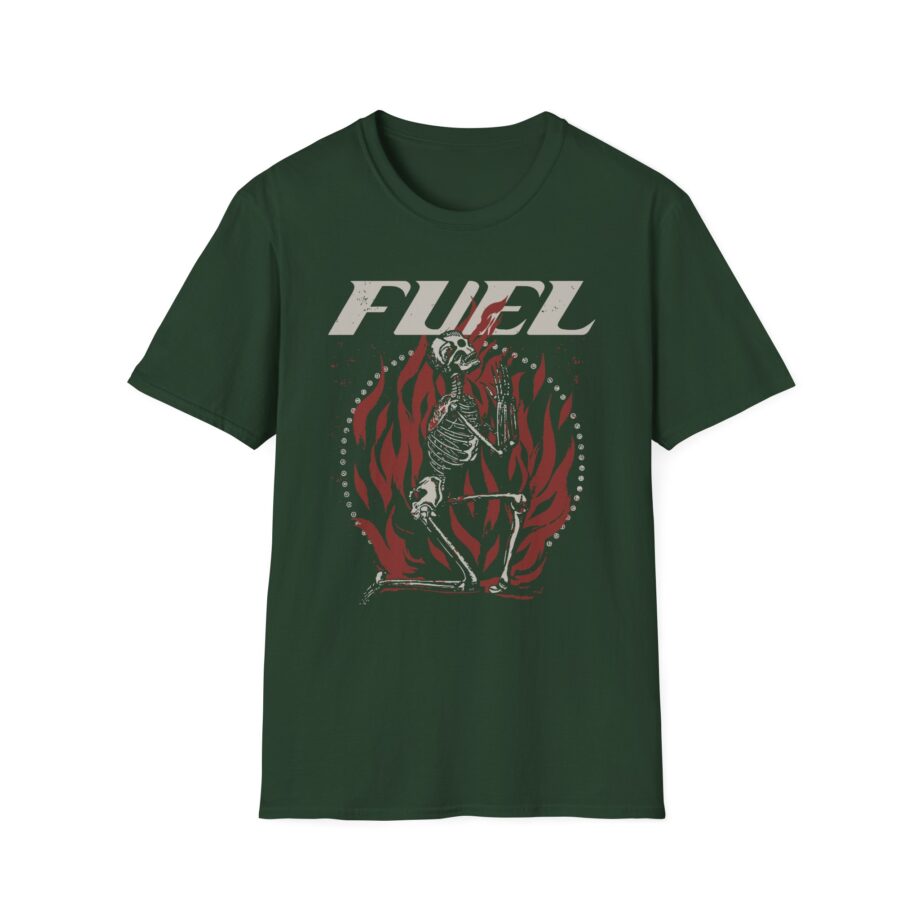 Fuel Camo Flame Prayer Unisex Softstyle T-shirt