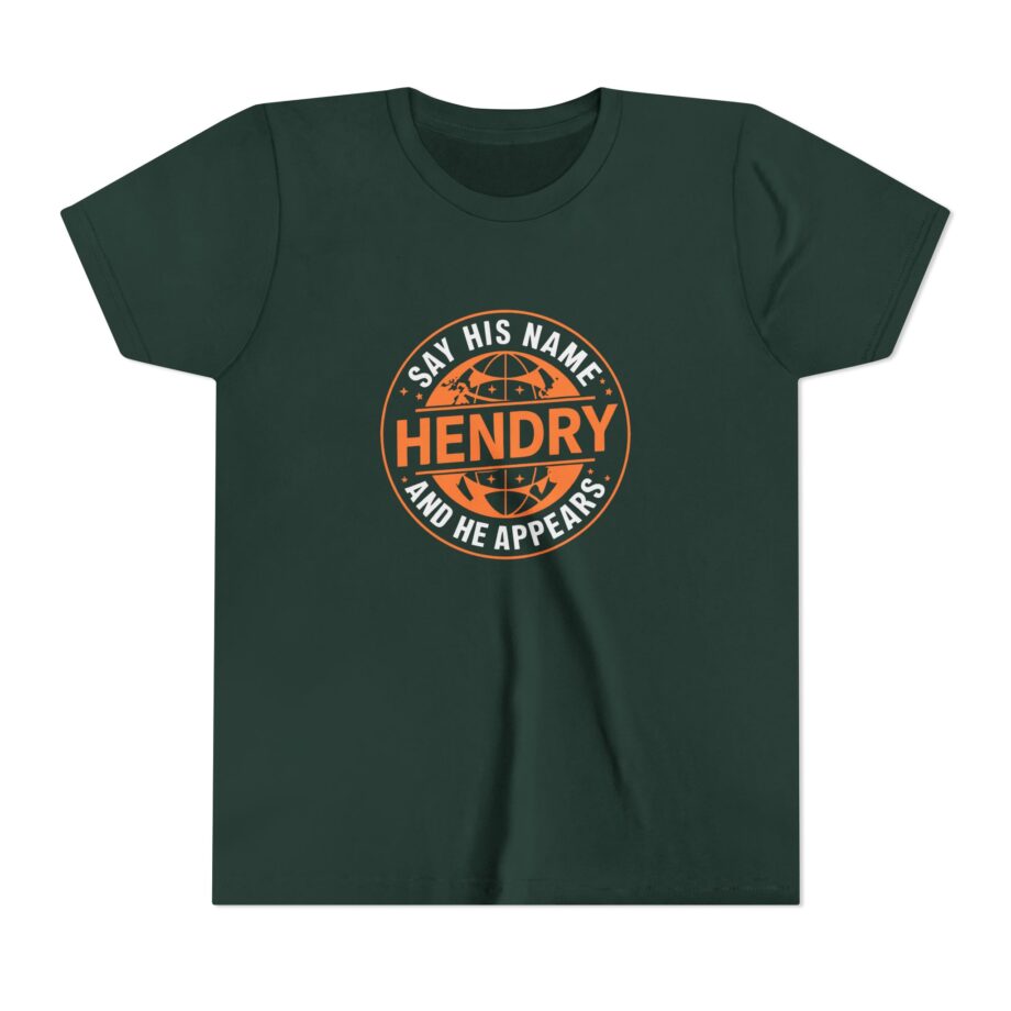 Say His Name Joe Hendry Youth Short Sleeve Tee