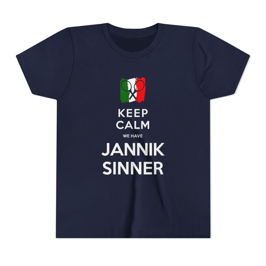 Jannik Sinner Keep Calm We Have Youth Short Sleeve Tee