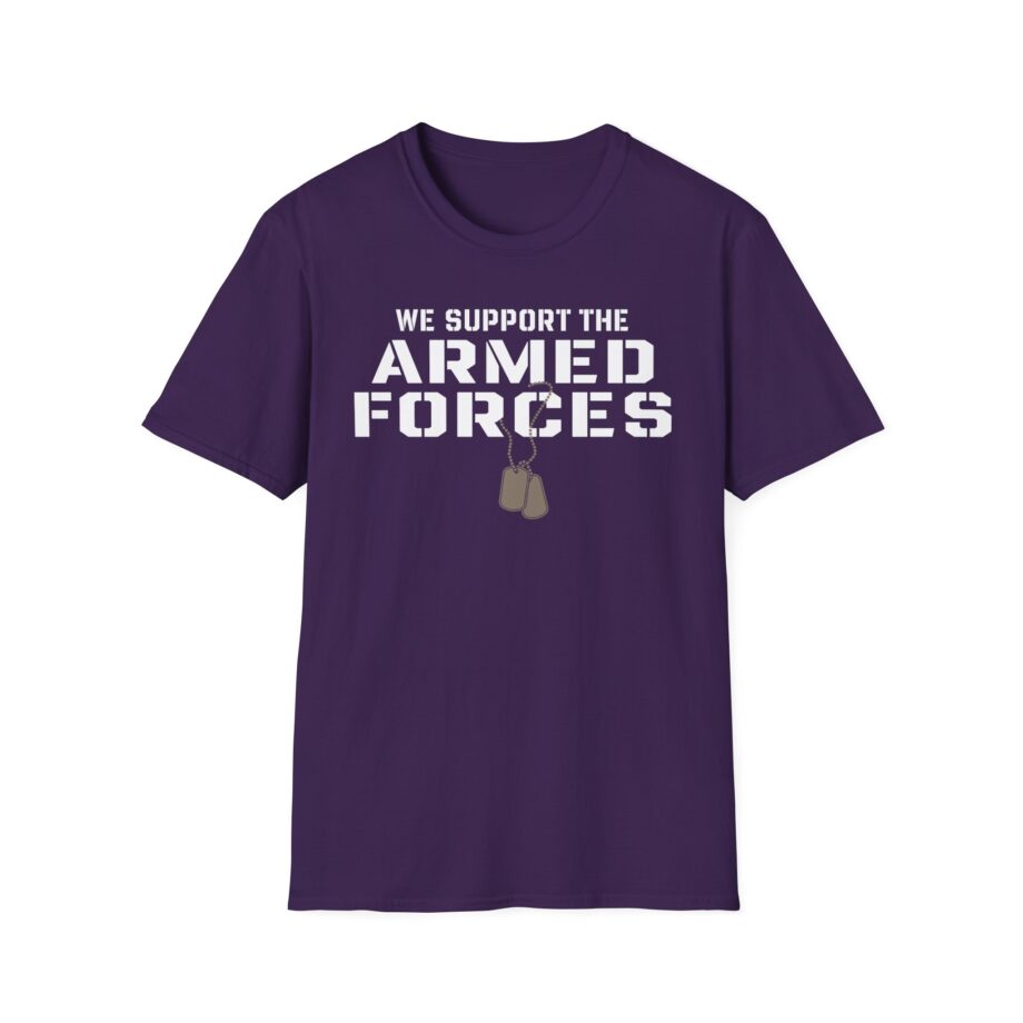 Valuetainment We Support the Armed Forces Unisex Softstyle T-shirt