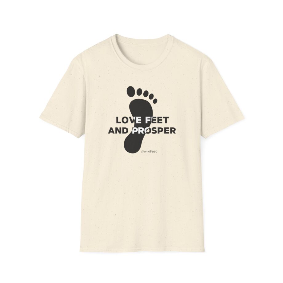 Wikifeet Love Feet and Prosper Unisex Softstyle T-Shirt