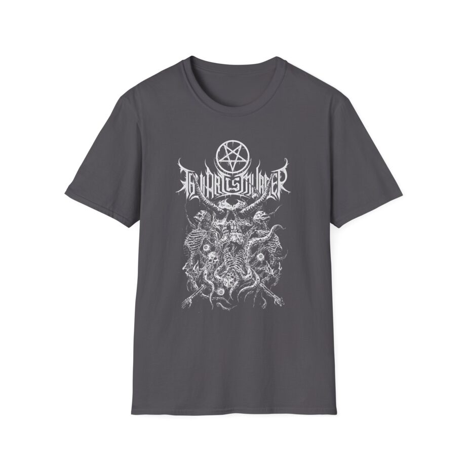 Thy Art is Murders Riddick Skull Pile Unisex Softstyle T-shirt