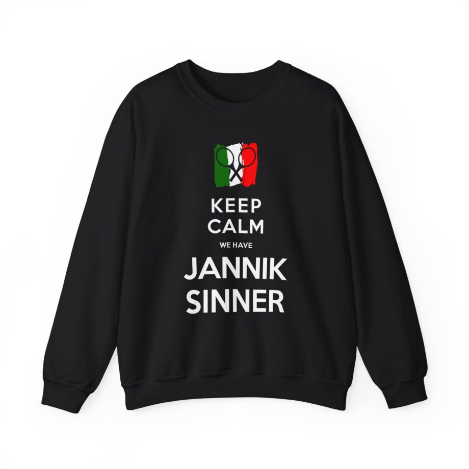 Jannik Sinner Keep Calm We Have Unisex Heavy Blend Crewneck Sweatshirt