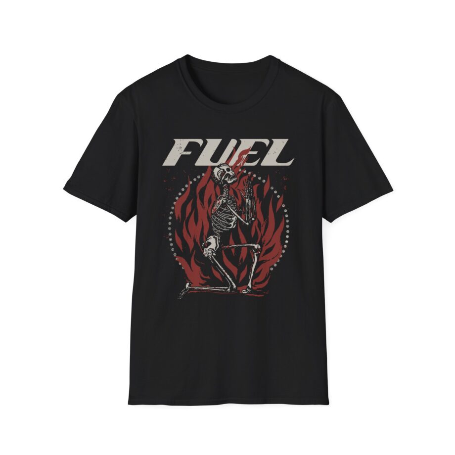 Fuel Camo Flame Prayer Unisex Softstyle T-shirt