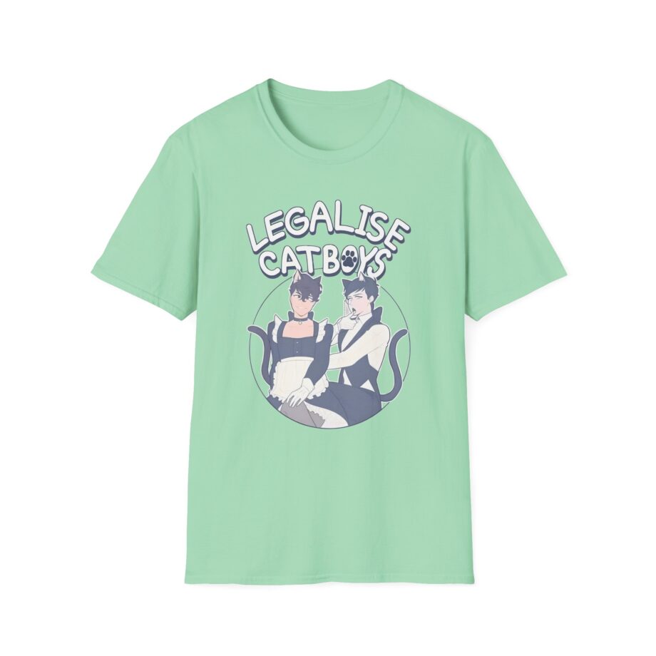Dan and Phil Legalise Catboys Unisex Softstyle T-Shirt
