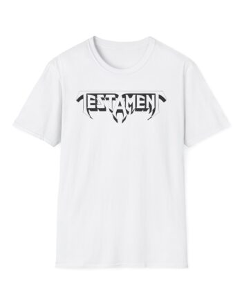 Testament Bay Area Thrash Blackout Unisex Softstyle T-Shirt