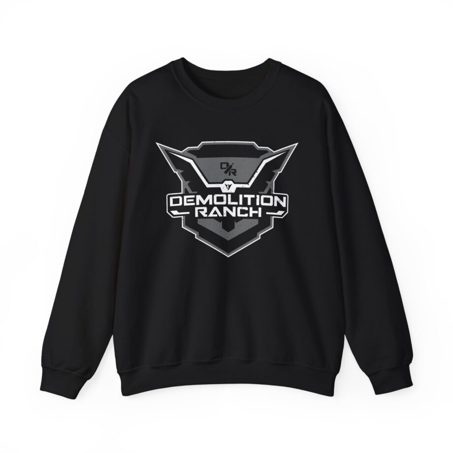 Monochrome Shield Unisex Heavy Blend Crewneck Sweatshirt