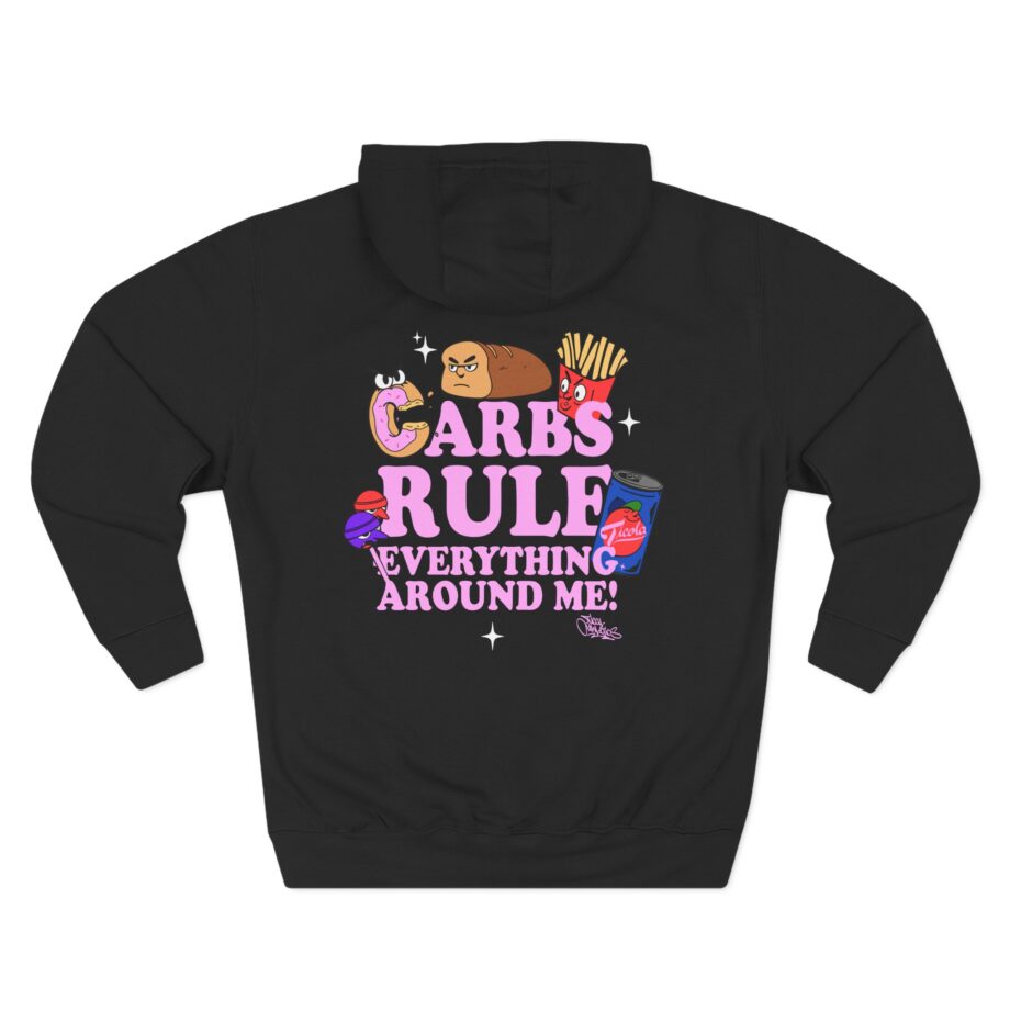 Method Man Carbs Rule Everything Around Me Three-Panel Fleece Hoodie