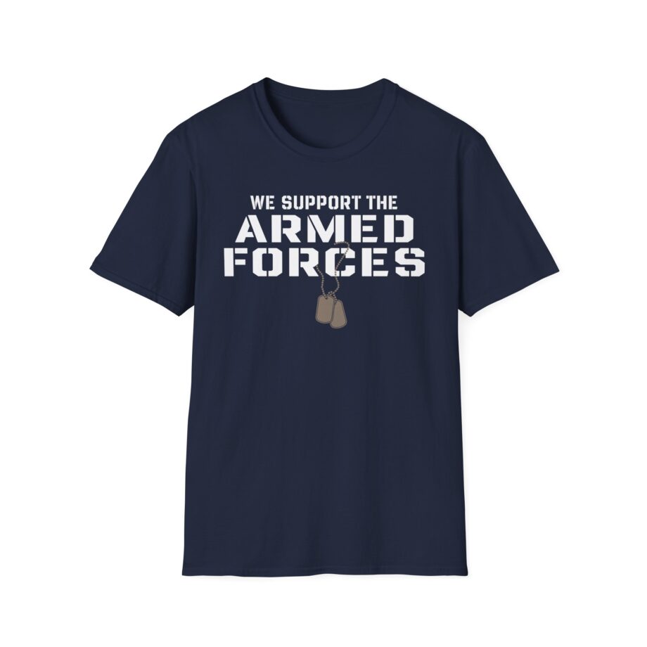 Valuetainment We Support the Armed Forces Unisex Softstyle T-shirt