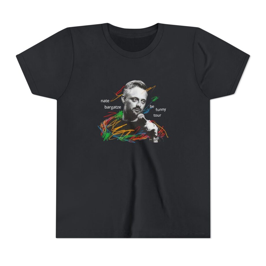 Nate Bargatze 2024 Be Funny Tour Youth Short Sleeve Tee