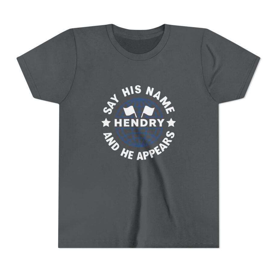 Say His Name Joe Hendry Youth Short Sleeve Tee