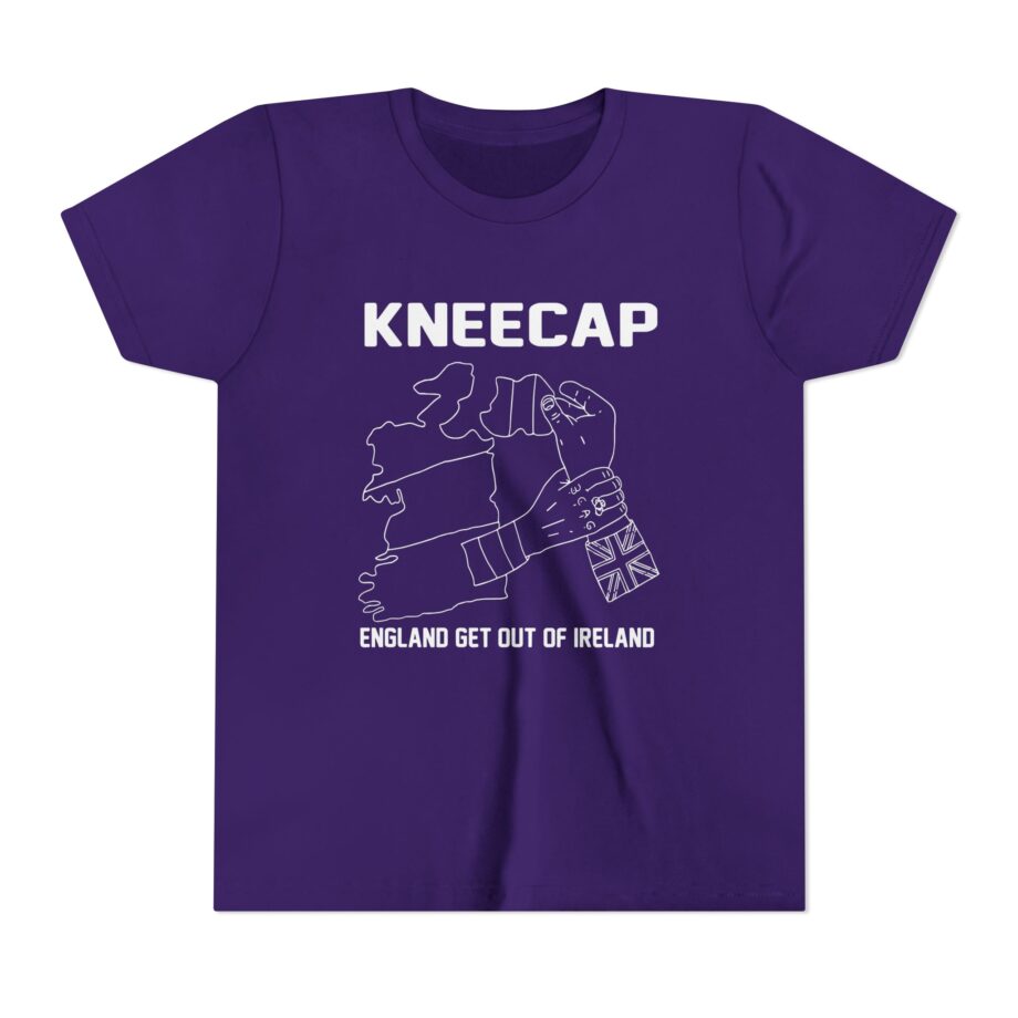Kneecap England Get Out of Ireland Youth Short Sleeve Tee