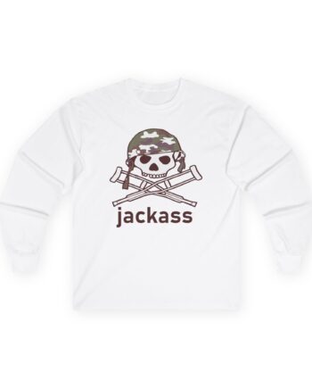 Jackass Camouflage Helmet Unisex Ultra Cotton Long Sleeve Tee