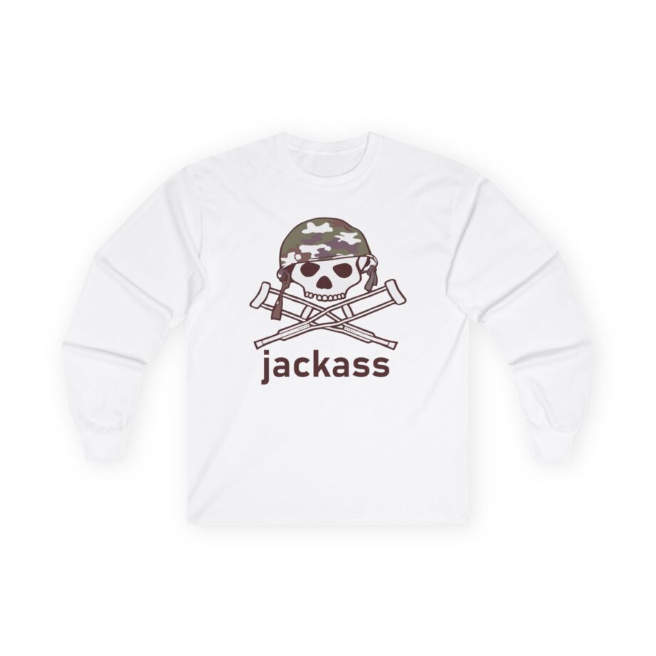 Jackass Camouflage Helmet Unisex Ultra Cotton Long Sleeve Tee