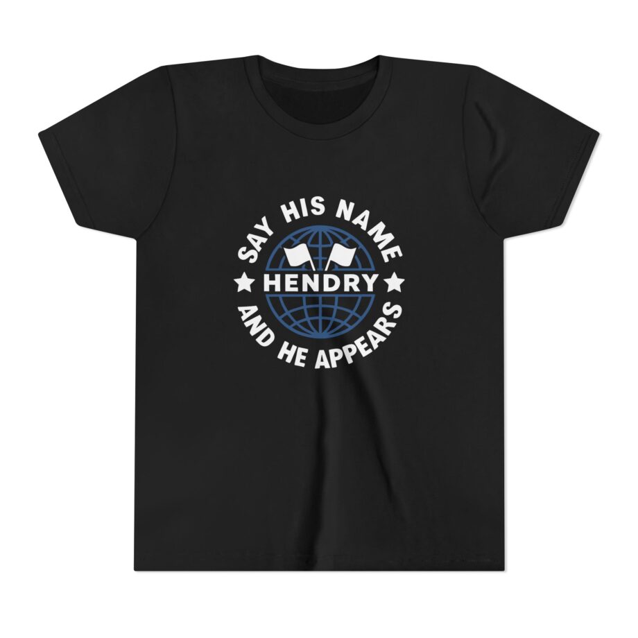Say His Name Joe Hendry Youth Short Sleeve Tee