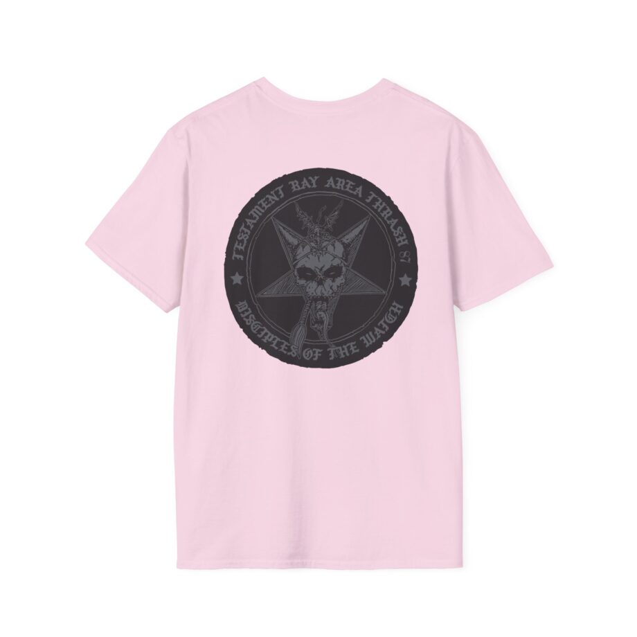 Testament Bay Area Thrash Blackout Unisex Softstyle T-Shirt