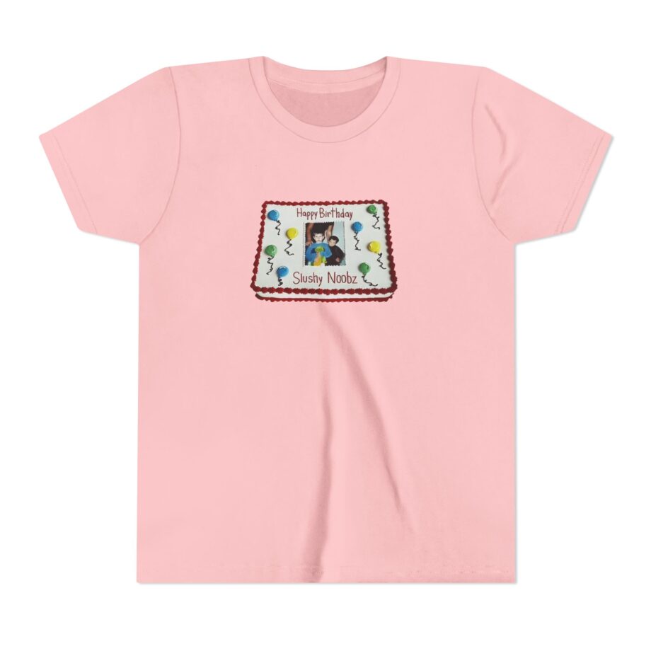 Birthday Cake Slushy Noobz Youth Short Sleeve Tee