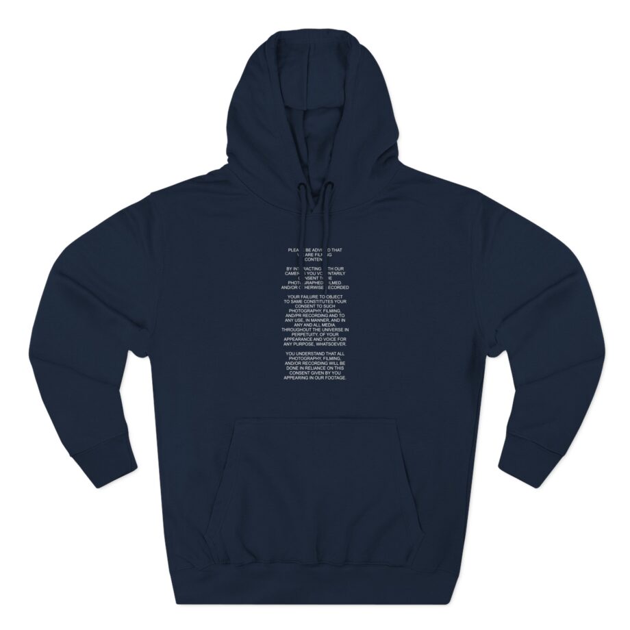 Nekrogoblikon We Are Filming Content Three-Panel Fleece Hoodie