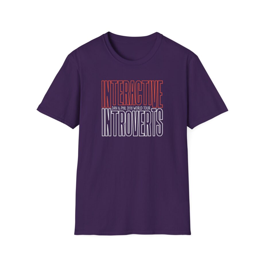 Dan and Phil Interactive Introverts Unisex Softstyle T-Shirt