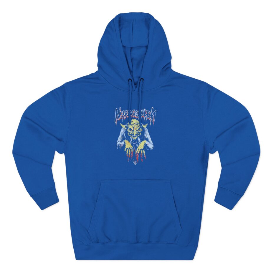 Nekrogoblikon Bloody Fingers Three-Panel Fleece Hoodie