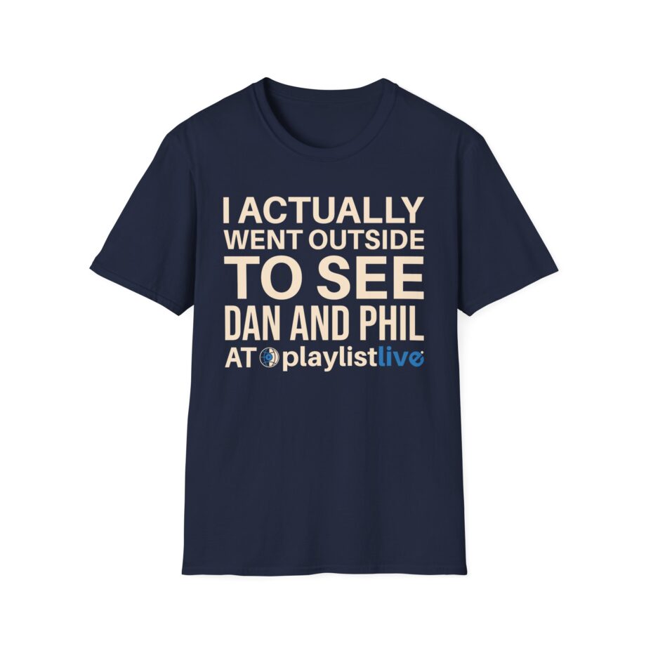 Dan and Phil Actually Went Outside to See Dan and Phil at Playlist Live Unisex Softstyle T-Shirt