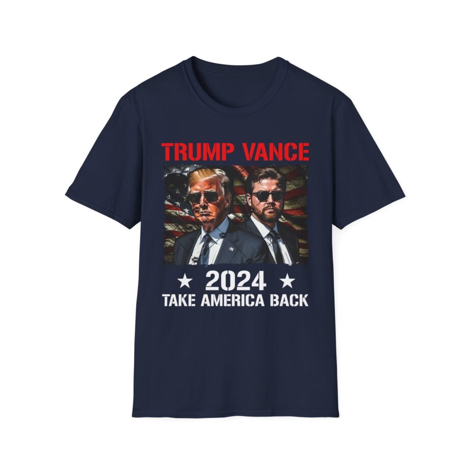 Donald Trump J.d. Vance Take America Back Unisex Softstyle T-shirt