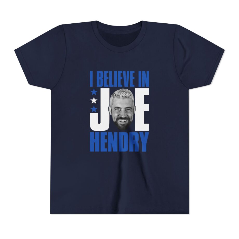 I Believe in Joe Hendry Youth Short Sleeve Tee