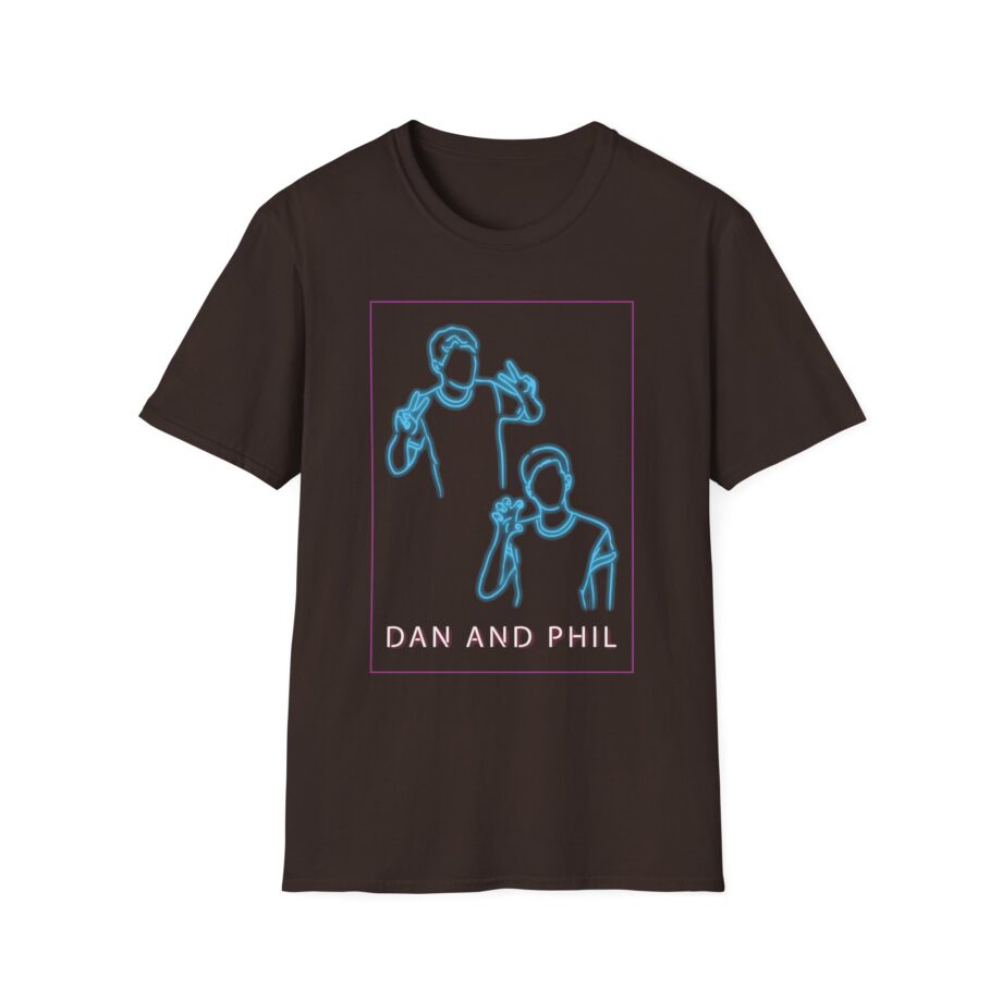 Dan And Phil Neon Unisex Softstyle T-Shirt