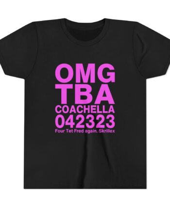 Skrillex OMG ТВА COACHELLA 042323 Four Tet. Fred again Graphic Short Sleeve Tee