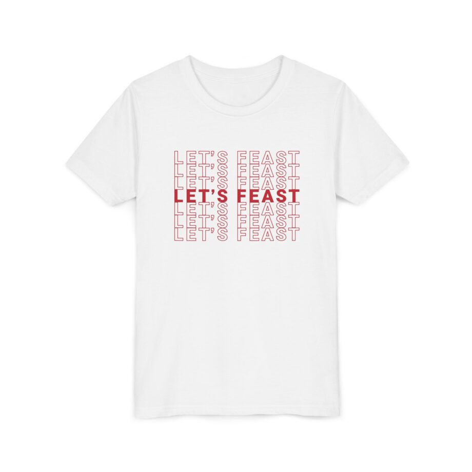 Elyse Myers Let’s Feast Youth Short Sleeve Tee
