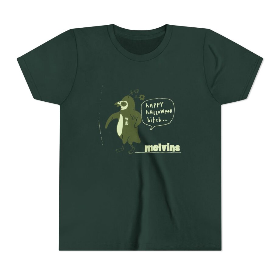 Melvins Happy Halloween Bitch Youth Short Sleeve Tee