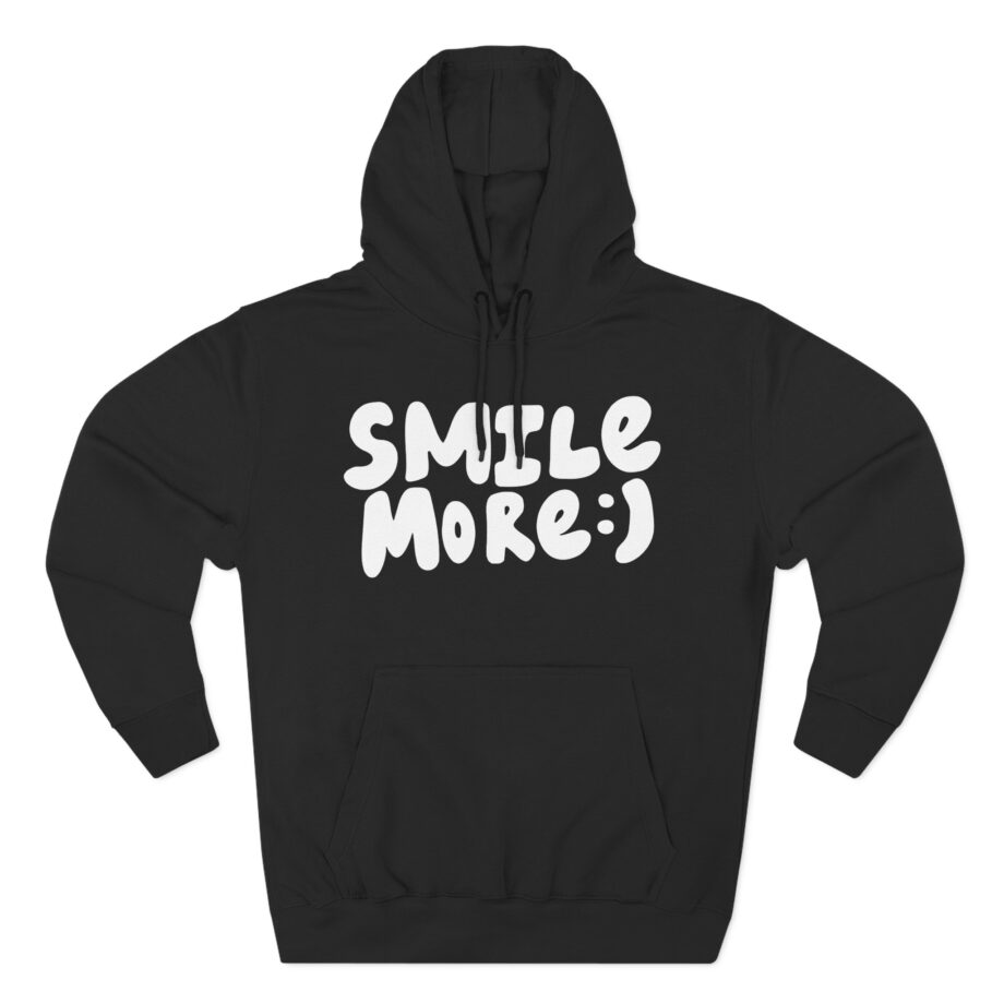 Roman Atwood Smile More  Three-Panel Fleece Hoodie