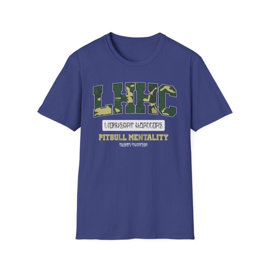 Lionheart Pitbull Camo Unisex Softstyle T-shirt