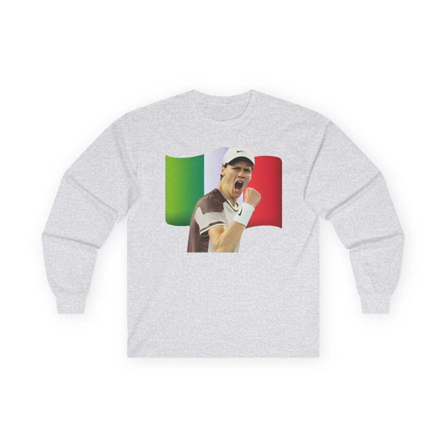 Jannik Sinner Italian Tennis Star Fan Unisex Ultra Cotton Long Sleeve Tee