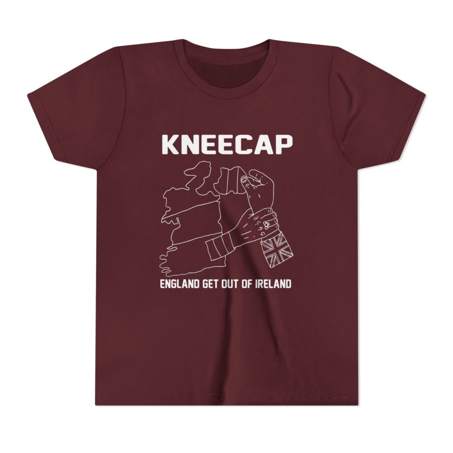 Kneecap England Get Out of Ireland Youth Short Sleeve Tee