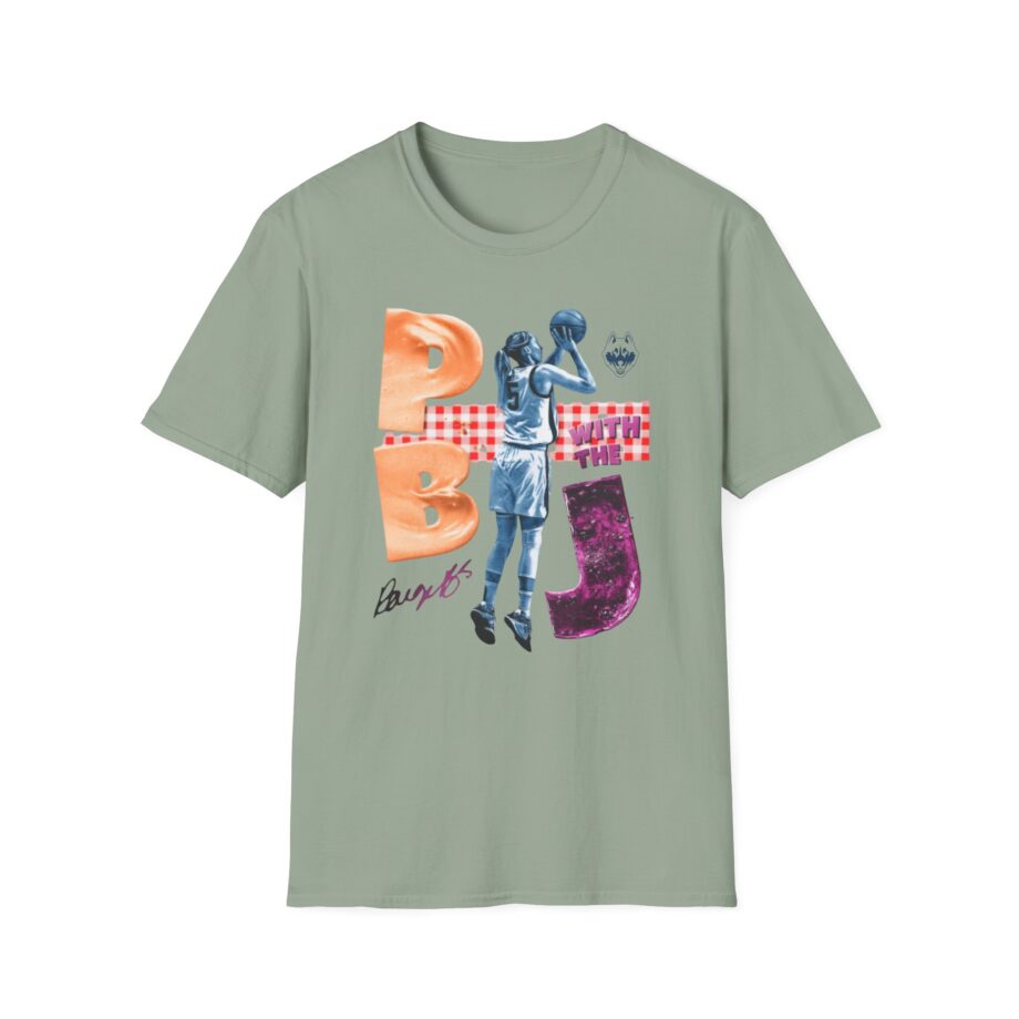 Paige Bueckers Pb With the J Unisex Softstyle T-shirt