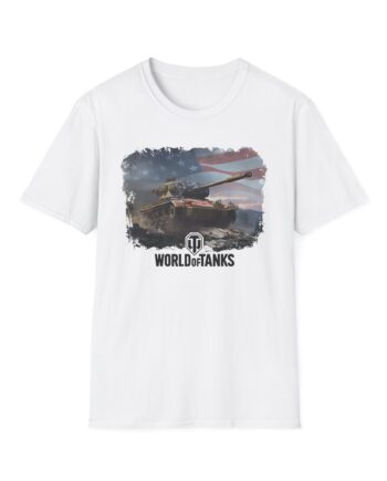 World of Tank Wot July 4th T78 Unisex Softstyle T-Shirt