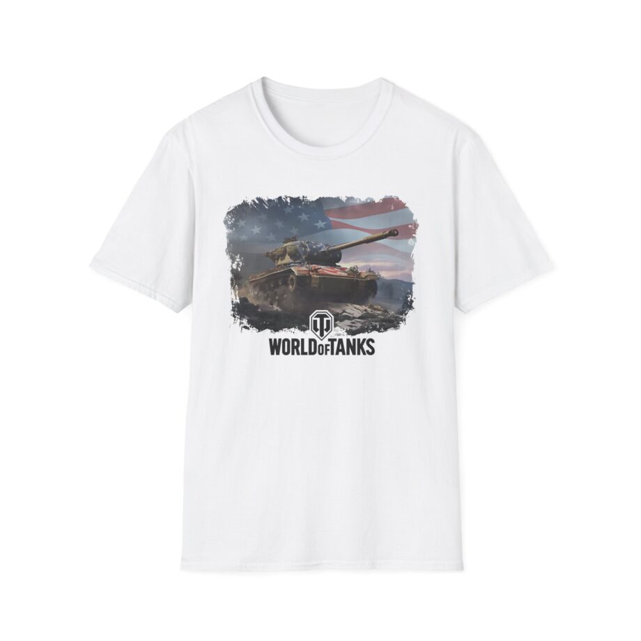 World of Tank Wot July 4th T78 Unisex Softstyle T-Shirt